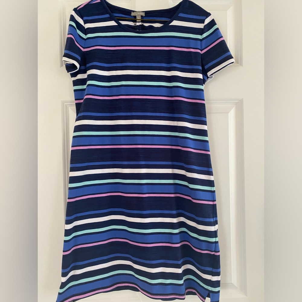 Talbots striped dress